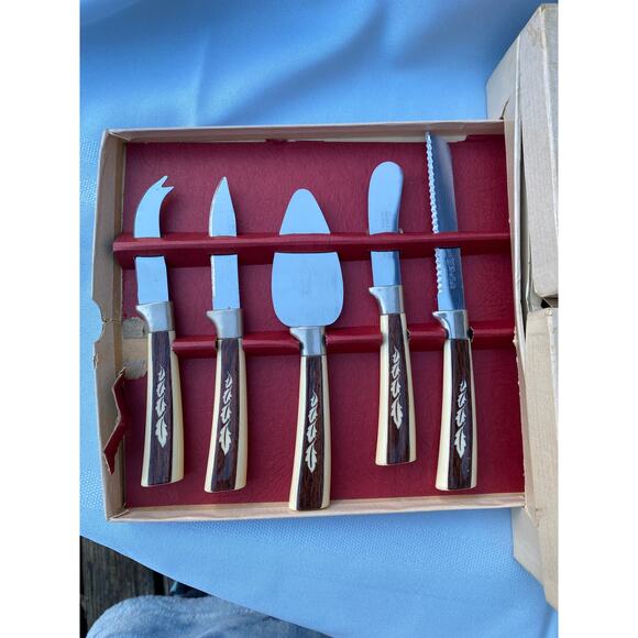 VTG Sheffield English Cutlery Presentation Set 14 of 19 Pcs one knife w no leafs - Picture 3 of 16